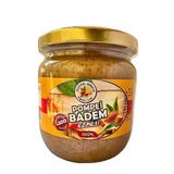 Pompei Badem 400 gr Organik Doğal Katkısız Glutensiz Yerli Sade Şekersiz %100 Badem Ezmesi Sporcu Besini