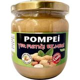 Pompei Badem 400 Gram Fıstık Ezmesi Organik Doğal %100 Katkısız Glutensiz Yerli Sade Şekersiz Sporcu Besini