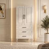 Pompei Çok Amaçlı Dolap 60 Cm 2 Kapak 3 Çekmece Açık Oksit - Çok Amaçlı Banyo Dolabı