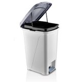 POMSTORE VİOLET 25 Litre Iç Kovalı Slim Pedallı Çöp Kovası Antrasit renk