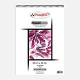 Ponart 10 150 35X50 cm 15 Yaprak Painting Blok
