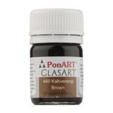 Ponart 440 GlasArt 20 ml Kahverengi Vitray Boyası