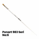 Ponart 983 Seri Düz Kesik Uçlu Fırça