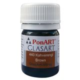 Ponart Glass Art 20 ml Kahverengi Cam Boyası