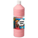 Ponart School Paint Tempera Guaj Boya 1000 ml. PSP-2223 PEMBE