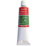 Ponart Troya 22 Tüp Viridian Yeşil 170 ml Yağlı Boya