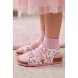Ponchiq Kız Çocuk Pembe Baskılı Yazlık Sandalet 26-35