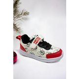 Ponchiq Mickey Mouse Baskılı Cırt Cırtlı Erkek Bebek Spor Ayakkabı