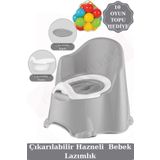 PONÇİK STORE Comfort Taşınabilir Lazımlık – Çocuk Tuvalet Eğitimi Alıştırma Lazımlığı