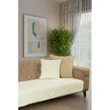Ponela Bohem Ponponlu Koltuk Örtüsü 90X200 Cm Sadece Oturma Alanı (1 Adet)- Ekru