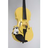 PONGEE Virtuo Model Keman Pickup Mikrofon – Seramik Piezo Manyetik, Volüm ve Ton Kontrollü,sesleri%100 Doğal Verir 6.35mm Jaklı, Akustik Keman İçin Amfi ve Kayıt Uyumlu, Kolay Montaj (1, Beyaz)