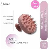 Poni Silikon Saç Derisine Masaj Yapan Şampuan Tarağı Pembe
