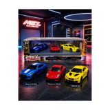 PONİKİDO MSZ 3'lü Metal Oyuncak Araba Seti 1:64 Nissan GT-R R35 Porsche 911 GT2 RS BMW M6 GT3