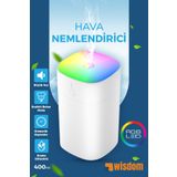 PONİS 400ml Ulrasonik Hava Nemlendirici Buhar Makinesi Ve Aroma Difüzörü