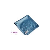 Ponitex (2 Adet) Polikur 3221 Aktif Mikrofiber Parlak Cam Temizlik Bezi 40x40 Cm. Mavi