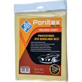 Ponitex 3610 Mikrofiber Güderi Oto Kurulama & Temizlik Bezi 50 x 60 24 Adet