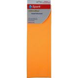 Ponitex (9 Adet) Spark Kristal Mikrofiber Cam Silme Bezi ve Genel Temizlik & Kurulama Bezi 40X40 cm Turuncu - 06-Turuncu
