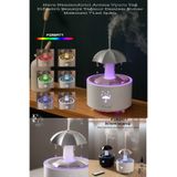 PONNA Dekoratif Şemsiye Tasarımlı Soğuk Buhar Aroma Difüzörü ve Hava Nemlendirici, 7 Renkli LED Işıklı batilikxmlponnaTYBSTTBIRYLA9OTQ60