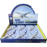 Ponna HW-180 2830 Blue Cb Işıklı Sesli Metal Yolcu Uçağı
