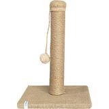 Ponponlu Kedi Tırmalama Direği 52 cm Kedi Tırmalama Tahtası