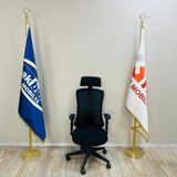 Pony Fileli Casella Oynar Kollu Yönetici Ofis Koltuğu Fırat Ofis - Siyah