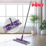 Pony Mandallı Mop Mikrofiber Yüzey Temizlik Seti Uzun Kullanım İçin Klipsli Paspas
