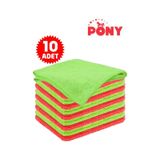 Pony Mikrofiber Temizlik Bezi 10'lu