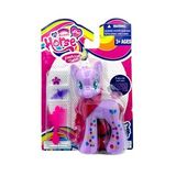 Pony Oyuncak Kuyruklu Poni At Figür Tarama Seti Mor 15 Cm