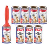 Pony Tüy Toplayıcı Aparat + 8 Yedek Rulo