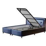 Pony Yatak Frigya Yatak Sandıklı Baza Başlık Set - 90 x 200 cm - Renkli