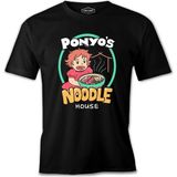 Ponyo's Noodle House Siyah Erkek Tshirt - M