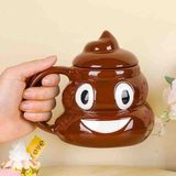 Poo Emoji Kupa Bardak – Eğlenceli ve Komik Tasarım, Seramik Kahve ve Çay Kupası, Ofis ve Ev Için Hediye, Emoji Temalı Büyük Boy Bardak - POO KAKA EMOJİ KUPA BARDAK