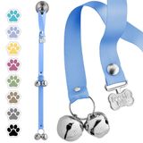 PoochieBells Orijinal Doggie Kapı Zili, Yavru Köpek Lazımlığı Eğitim Zili, Ortanca