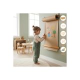 Pooki playroom Montessori Duvara Monte Boya Ve Çizim Rulo Aktivite Kraft Kağıt 50 cm