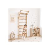 Pooki playroom Yuvarlak Disk Ahşap Halat Salıncak