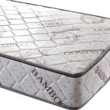 Pooly 70x100 Bambu Desenli Soft Ortopedik Yaylı Yatak 70*100 Yaylı Bebek Yatağı