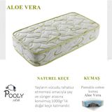 Pooly Aloevera Kumaş Lüx Soft Yaylı 70x120 cm Yatak