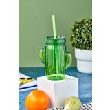 Poomy 500 Ml Kaktüs Şekilli Pipetli Bardak cN.76.TR