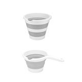 Poomy Katlanır Pratik Kova ve Maşrapa Seti 12L + 1.2L, cn44812