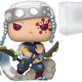 POP Anime: Demon Slayer - Kimetsu no Yaiba - Tengen Uzui Limited Edition Chase Funko Vinil Figür (Uyumlu Kutu Koruyucu Kılıf ile birlikte), Çok Renkli, 3,75