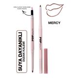 Pop Beauty Dudak Kalemi, Suya Dayanıklı, Asansörlü, Waterproof Lıplıner- Mercy