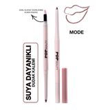 Pop Beauty Dudak Kalemi, Suya Dayanıklı, Asansörlü, Waterproof Lıplıner- Mode