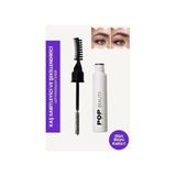 Pop Beauty Kaş Sabitleyici ve Şekillendirici 0-Siyah Renk 0,8 ml Laminasyon Etkili Fırça ile