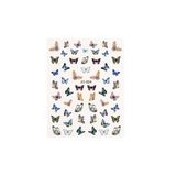 Pop Beauty Nail Art Tırnak Süsleme Sticker, Tırnak Dövmesi, Tırnak Tattoo Mavi Kelebek