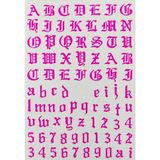 Pop Beauty Nail Art Tırnak Süsleme Sticker, Tırnak Dövmesi, Tırnak Tattoo - Pembe