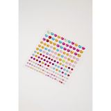Pop Beauty Nail Art Tırnak Süsleme Sticker, Tırnak Dövmesi, Tırnak Tattoo Renkli Boncuklu