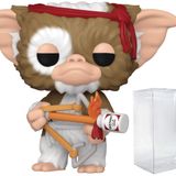 POP Filmler: Gremlins 2: Yeni Parti - Yay Funko Vinil Figürlü Gizmo (Paketlenmiş Uyumlu Kutu Koruyucu Kılıf), Çok Renkli, 9,5 cm
