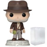 POP Indiana Jones ve Kaderin Kadranı - Indiana Jones Funko Vinil Figür (Uyumlu Kutu Koruyucu Kılıf ile birlikte), Çok Renkli, 9,5 cm