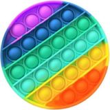 Pop It Renkli Duyusal Stres Oyuncağı Erken Gelişim İçin Eğlenceli Oyun 4 Oyuncuya Uygun