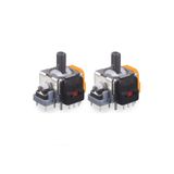 POP KONSOL 2 Adet PS4 Hall Effect Manyetik Analog Motor PS4 Kol Joystick Tamiri Playstation 4 Yedek Parça